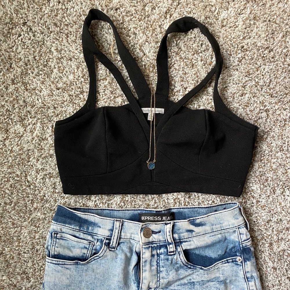 Charlotte Russe Crop Top - Size M